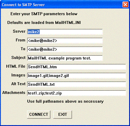 Screenshot for SMTP/POP3/IMAP Email Engine for COBOL 7.3